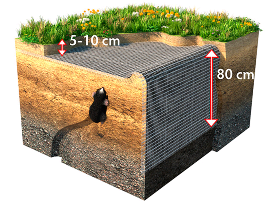сетка против кротов
